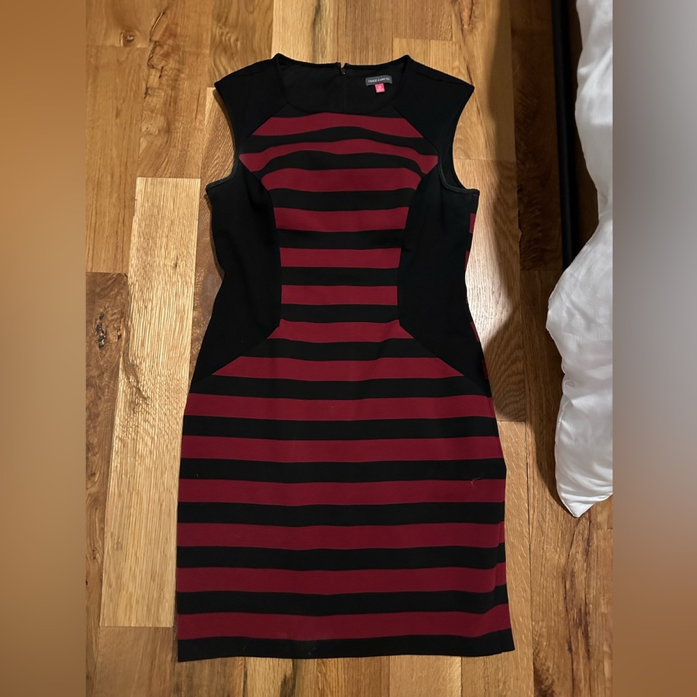 Vince Camuto striped dress- size 10